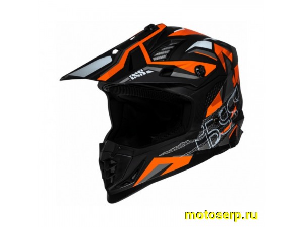 Купить  Шлем Кросс IXS 363 2.0 X12045 M69 черный/оранжевый р-р XS  (шт)  (IXS X12045_M69_XS купить с доставкой по Москве и России, цена, технические характеристики, комплектация фото  - motoserp.ru