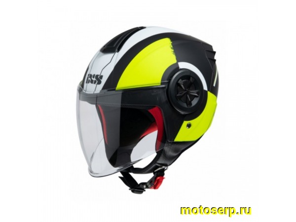 Купить  Шлем открытый  со стеклом IXS 851 2.0 X10040 M35 JET HELMET цвет черный р-р XL (шт) (IXS X10040_M35_XL купить с доставкой по Москве и России, цена, технические характеристики, комплектация фото  - motoserp.ru