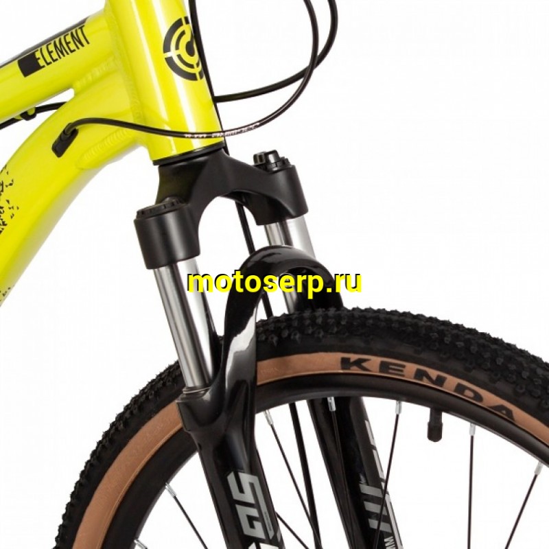 Купить  24" STINGER ELEMENT желтый (13") (СТИНГЕР ЭЛЕМЕНТ) 24" горный; 8ск; рама-алюминий; тормоз-Disk; вилка пружинно-эластомерная (шт) (ART купить с доставкой по Москве и России, цена, технические характеристики, комплектация фото  - motoserp.ru