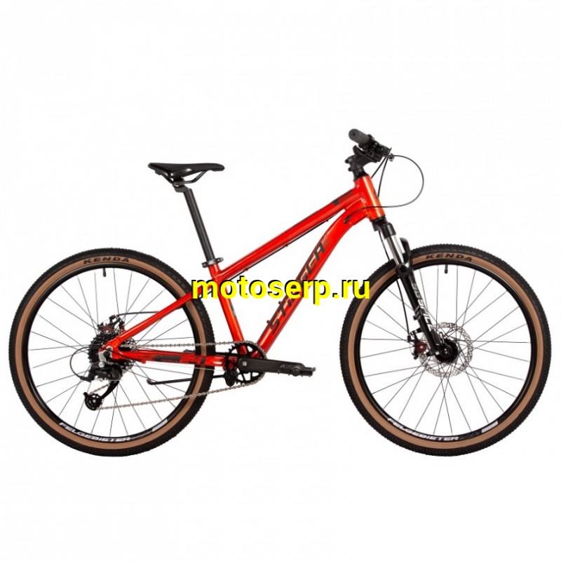 Купить  24" STINGER ELEMENT оранжевый (13") (СТИНГЕР ЭЛЕМЕНТ) 24" горный; 8ск; рама-алюминий; тормоз-Disk; вилка пружинно-эластомерная (шт) (ART купить с доставкой по Москве и России, цена, технические характеристики, комплектация фото  - motoserp.ru