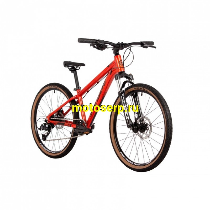 Купить  24" STINGER ELEMENT оранжевый (13") (СТИНГЕР ЭЛЕМЕНТ) 24" горный; 8ск; рама-алюминий; тормоз-Disk; вилка пружинно-эластомерная (шт) (ART купить с доставкой по Москве и России, цена, технические характеристики, комплектация фото  - motoserp.ru