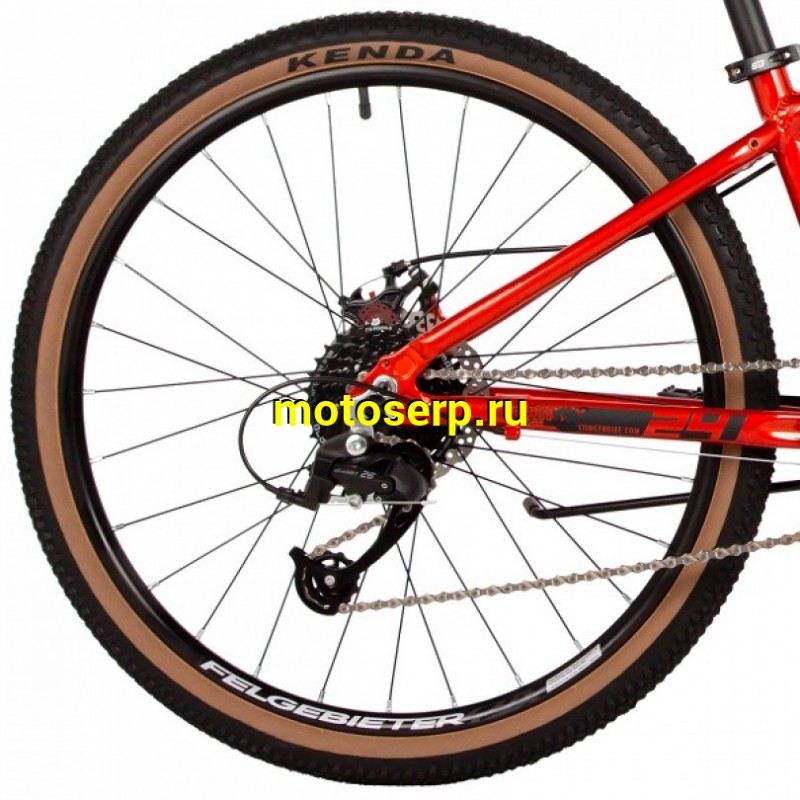 Купить  24" STINGER ELEMENT оранжевый (13") (СТИНГЕР ЭЛЕМЕНТ) 24" горный; 8ск; рама-алюминий; тормоз-Disk; вилка пружинно-эластомерная (шт) (ART купить с доставкой по Москве и России, цена, технические характеристики, комплектация фото  - motoserp.ru