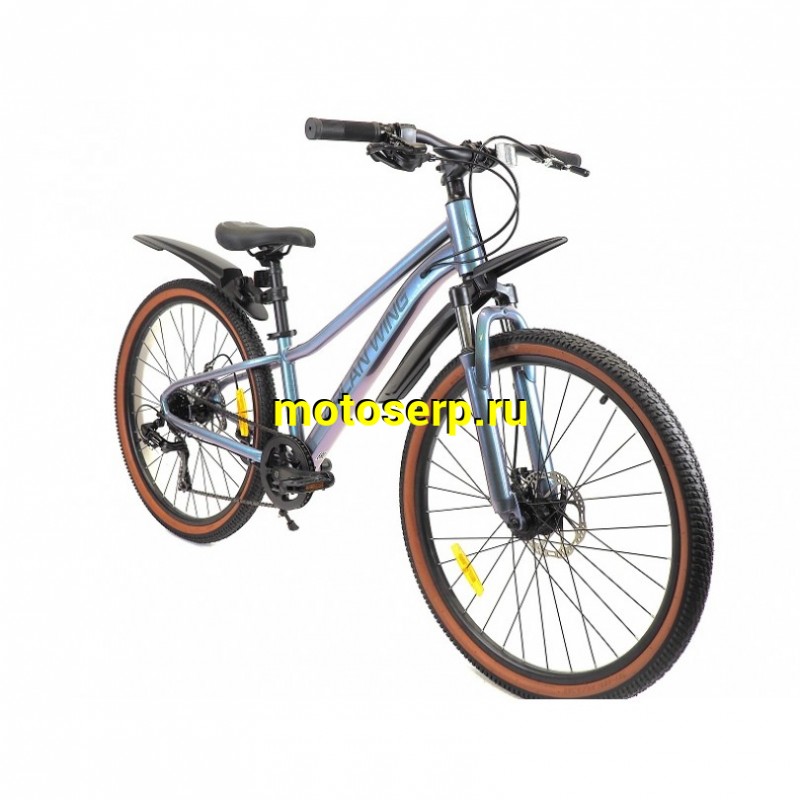 Купить  26" ORLAN WING VENUS 2.0 голубой (14") (Орлан Винг Венус 2.0) 26"; 7ск; рама-алюминий; тормоз-Disk (шт) (ART (M купить с доставкой по Москве и России, цена, технические характеристики, комплектация фото  - motoserp.ru