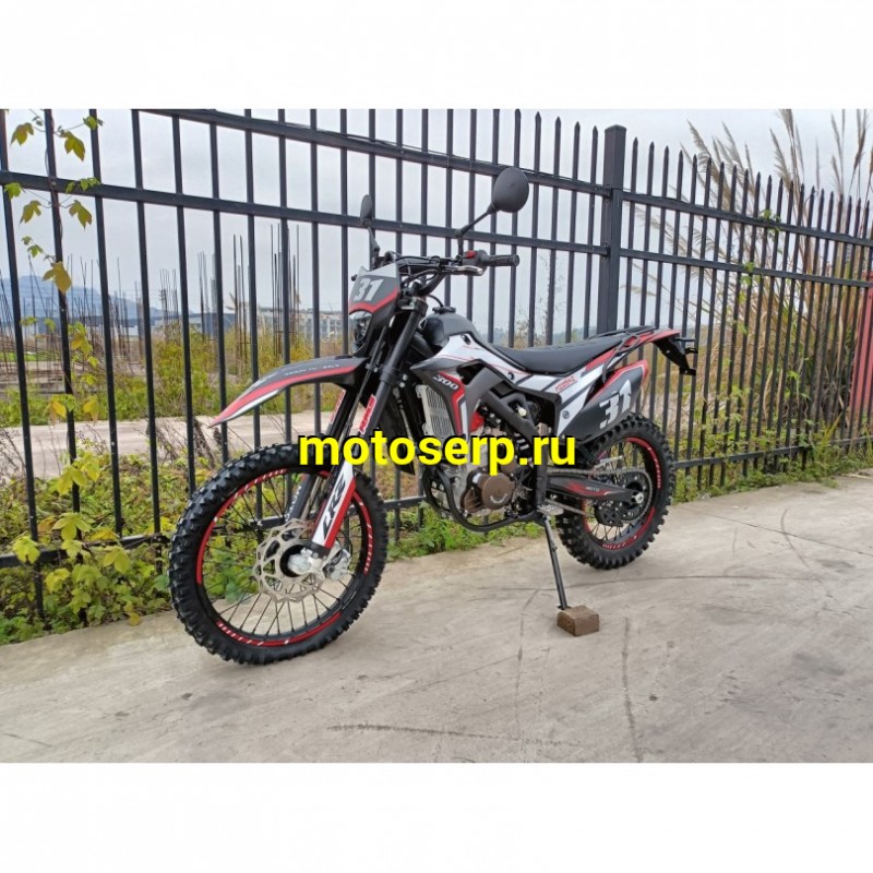 Купить  Мотоцикл Кросс/Эндуро Regulmoto CR-Z 350 (ЭПТС) 21/18, Gear 6, (NB350)  350сс, 4Т, Красный/черный (шт)  купить с доставкой по Москве и России, цена, технические характеристики, комплектация фото  - motoserp.ru