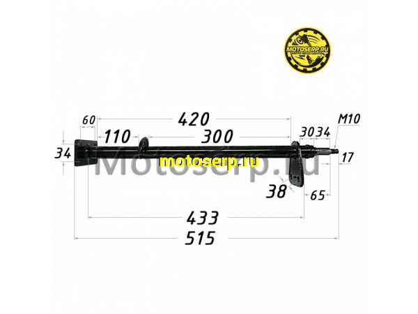 Купить  Вал рулевой ATV EAGLE и др. (шт) (ML 10194 купить с доставкой по Москве и России, цена, технические характеристики, комплектация фото  - motoserp.ru