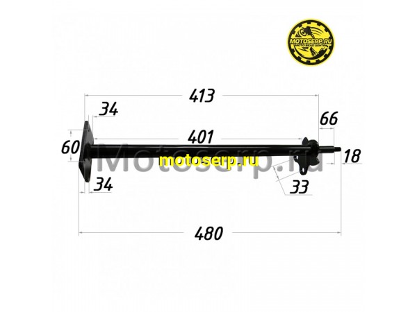 Купить  Вал рулевой ATV RIDER и др. (шт) (ML 10887 купить с доставкой по Москве и России, цена, технические характеристики, комплектация фото  - motoserp.ru