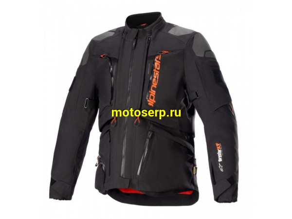 Купить  Куртка с жесткими вставками текстильная ALPINESTARS №6 черная (L) (NQ) (ML 20859 купить с доставкой по Москве и России, цена, технические характеристики, комплектация фото  - motoserp.ru