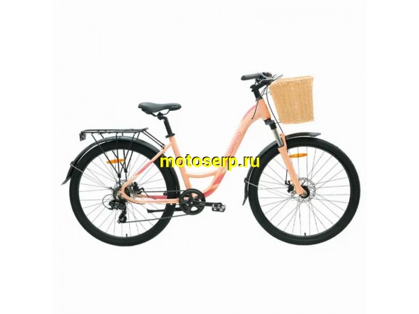 Купить  27.5" TECH TEAM SCORPIO бежевый (17”) (Теч Тим Скорпио) 27,5”; горный; 7ск; рама-алюминий; тормоз-Disk (шт) (ART (M купить с доставкой по Москве и России, цена, технические характеристики, комплектация фото  - motoserp.ru