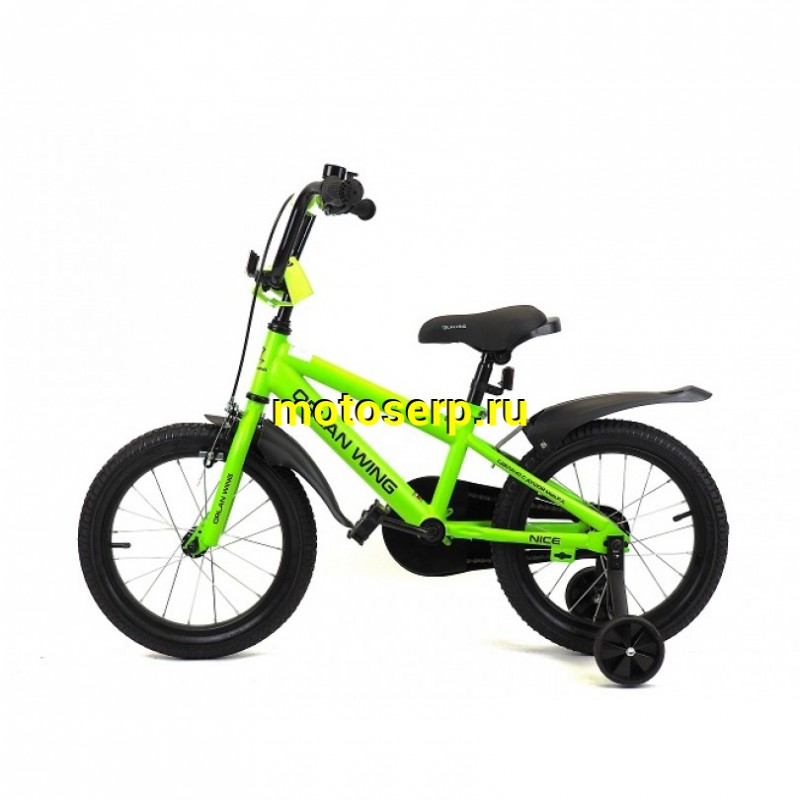 Купить  14" ORLAN WING NICE зеленый (орлан винг найс) 14"; 1ск; рама-сталь; тормоз-V-Brake (шт) (ART купить с доставкой по Москве и России, цена, технические характеристики, комплектация фото  - motoserp.ru
