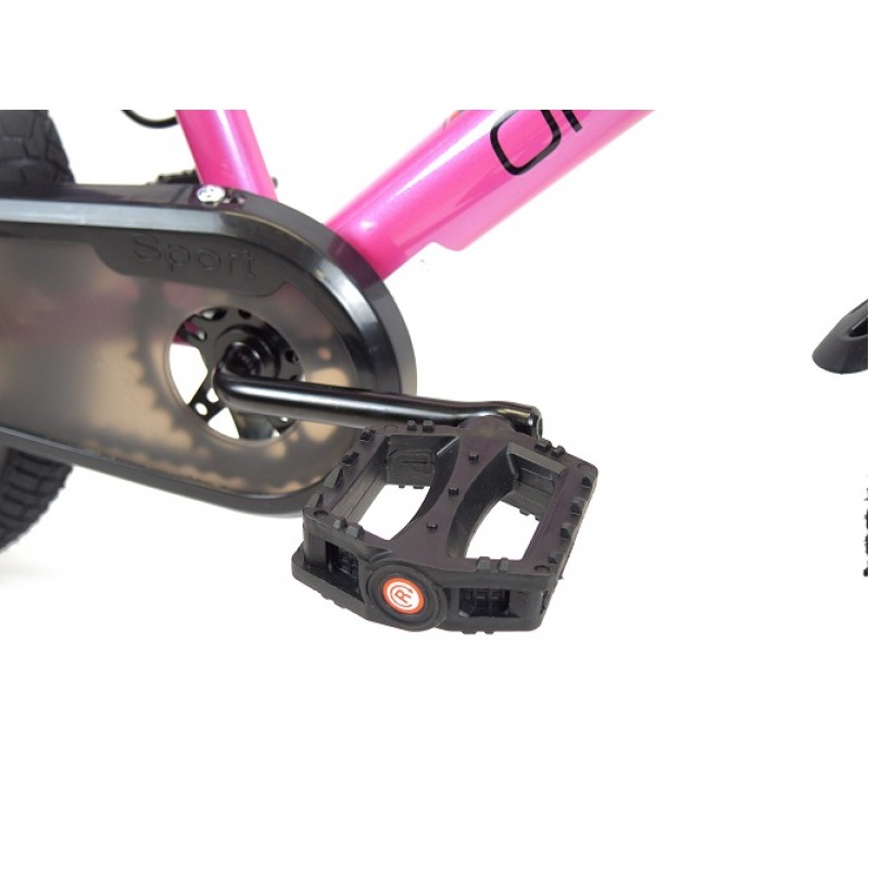 Купить  16" ORLAN WING JUNIOR розовый (Орлан Винг Джуниор) 16"; 1ск; рама-сталь; тормоз-V-brake (шт) (ART (M купить с доставкой по Москве и России, цена, технические характеристики, комплектация фото  - motoserp.ru