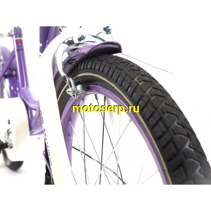 Купить  20" ORLAN WING FUNNY фиолетовый (Орлан Винг Фанни) 20"; 1ск; рама-сталь; тормоз-ножной/V-Brake (шт) (ART (M купить с доставкой по Москве и России, цена, технические характеристики, комплектация фото  - motoserp.ru
