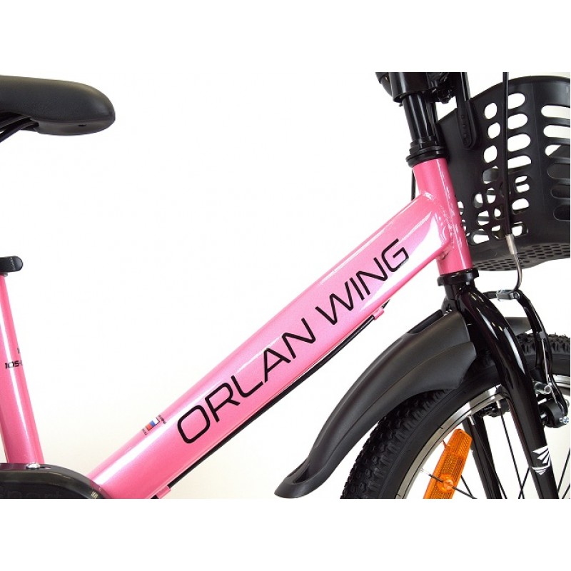 Купить  20" ORLAN WING HANDY розовый (Орлан Винг Ханди) 20"; 1ск; рама-сталь; V-Brake (шт) (ART купить с доставкой по Москве и России, цена, технические характеристики, комплектация фото  - motoserp.ru