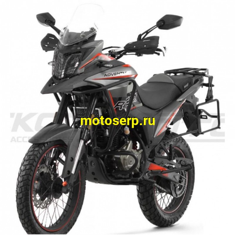 Купить  Мотоцикл внедорожный ROCKOT DAKAR ADVENTURE 2.0 (ЭПТС)  (Серый/Красный) Тур-эндуро (шт) (ROCKOT (ФОТО купить с доставкой по Москве и России, цена, технические характеристики, комплектация фото  - motoserp.ru