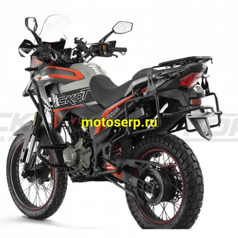 Купить  Мотоцикл внедорожный ROCKOT DAKAR ADVENTURE 2.0 (ЭПТС)  (Серый/Красный) Тур-эндуро (шт) (ROCKOT (ФОТО купить с доставкой по Москве и России, цена, технические характеристики, комплектация фото  - motoserp.ru