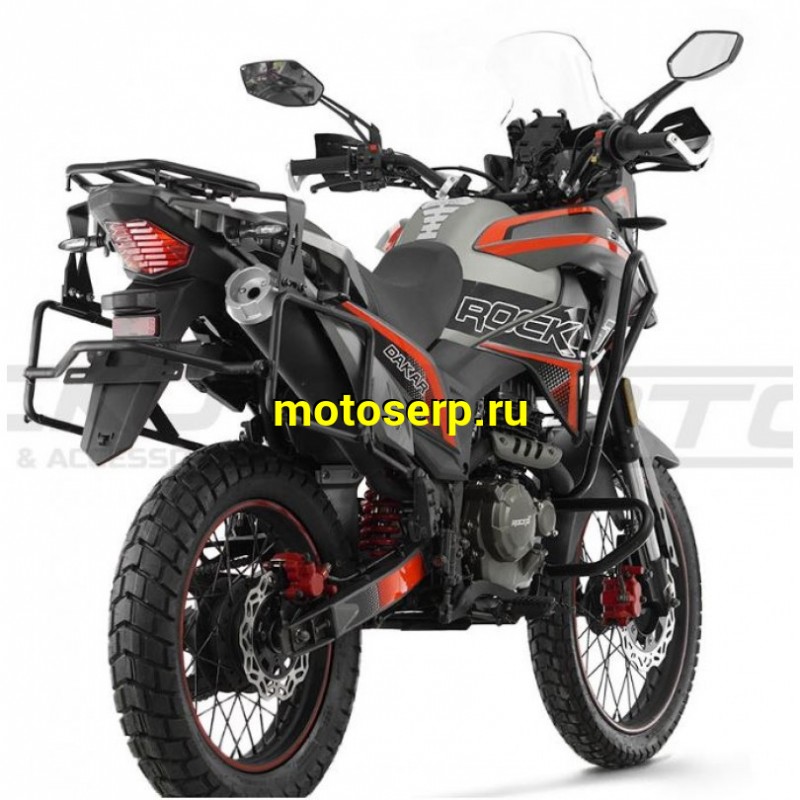 Купить  Мотоцикл внедорожный ROCKOT DAKAR ADVENTURE 2.0 (ЭПТС)  (Серый/Красный) Тур-эндуро (шт) (ROCKOT (ФОТО купить с доставкой по Москве и России, цена, технические характеристики, комплектация фото  - motoserp.ru
