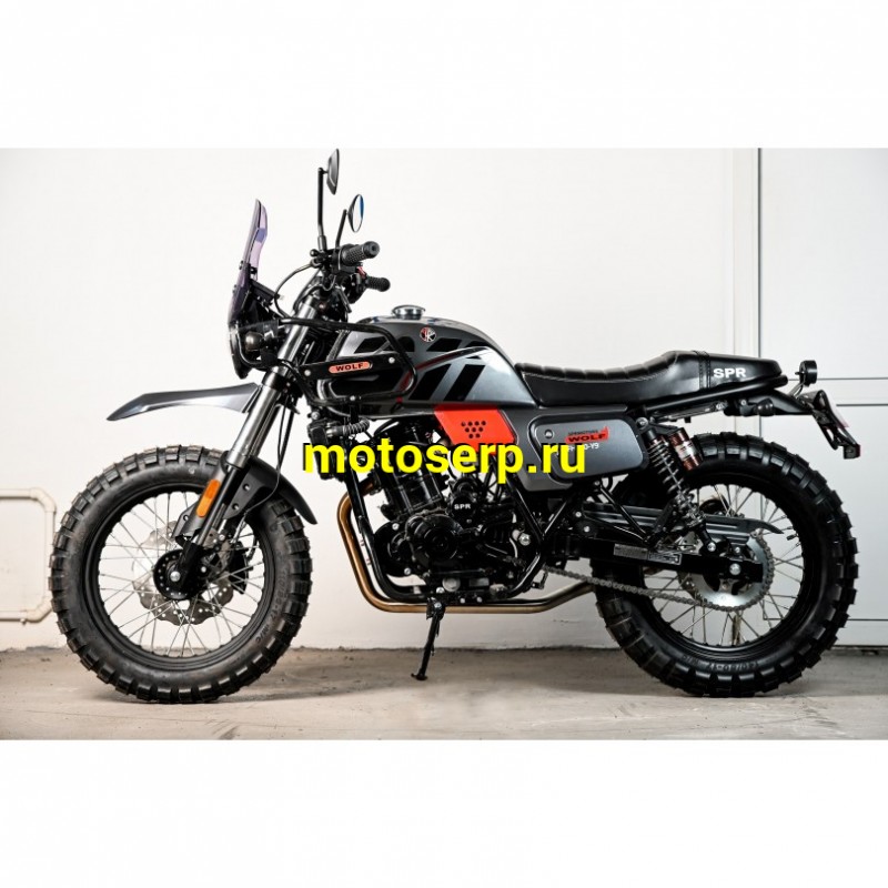 Купить  Мотоцикл SPRMOTORS Wolf 300 WC (ЭПТС) 300сс,кол. 17/17", (шт) (ФОТО купить с доставкой по Москве и России, цена, технические характеристики, комплектация фото  - motoserp.ru
