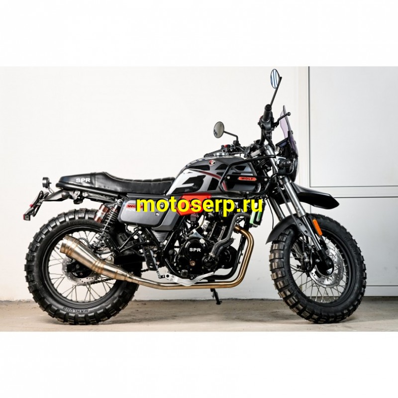 Купить  Мотоцикл SPRMOTORS Wolf 300 WC (ЭПТС) 300сс,кол. 17/17", (шт) (ФОТО купить с доставкой по Москве и России, цена, технические характеристики, комплектация фото  - motoserp.ru