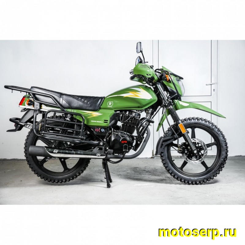 Купить  Мотоцикл внедорожный SPRMOTORS CROSSROAD 200, 200cc, эндуро, ЭПТС 4 так; диск торм, кикстартер (шт)  купить с доставкой по Москве и России, цена, технические характеристики, комплектация фото  - motoserp.ru