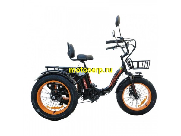 Купить  Электрокомплект 26" 750 Вт KG TRIKE (трехколесный), рама-алюмин, 6 ск, 48В 15.6Ач,  Li-ion батарея,адаптер 220В, КАРЕТОЧНЫЙ ЭЛЕКТРОДВИГАТЕЛЬ (шт) (Кит купить с доставкой по Москве и России, цена, технические характеристики, комплектация фото  - motoserp.ru