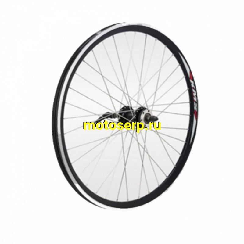 Купить  Колесо 26" двойное заднее под трещетку, Disk ПРОМ. ПОДШИПНИК Вело (шт) (Золотник 306262612-10 (ART купить с доставкой по Москве и России, цена, технические характеристики, комплектация фото  - motoserp.ru