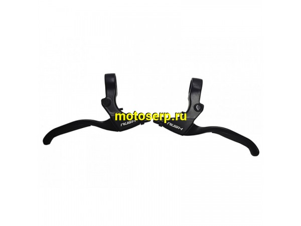 Купить  Рычаги тормоза металл RUSH под шифтер 4 пальца с противоскользящим покрытием Вело.(пар) (Золотник 3122628-27 (ART купить с доставкой по Москве и России, цена, технические характеристики, комплектация фото  - motoserp.ru