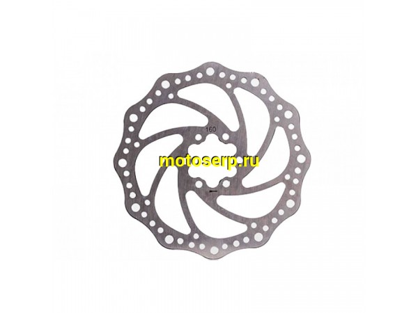 Купить  Диск (ротор) тормозной без муфты 160mm (NO NAME-Китай) Вело (шт) (Золотник 3122613-160 (ART купить с доставкой по Москве и России, цена, технические характеристики, комплектация фото  - motoserp.ru