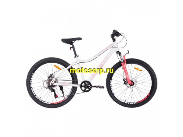 Купить  26" TECH TEAM ARIA белый (16) (Тач Тим Ария) 26"; 7ск; рама-сталь; тормоз-Disk (шт) (ART купить с доставкой по Москве и России, цена, технические характеристики, комплектация фото  - motoserp.ru