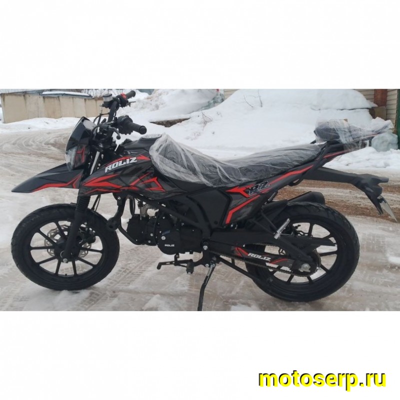 Купить  Мопед Roliz Альфа URSA 50 17/17" Карбюр, мотард Motard 50 17/17" USB (шт) 01250 купить с доставкой по Москве и России, цена, технические характеристики, комплектация фото  - motoserp.ru