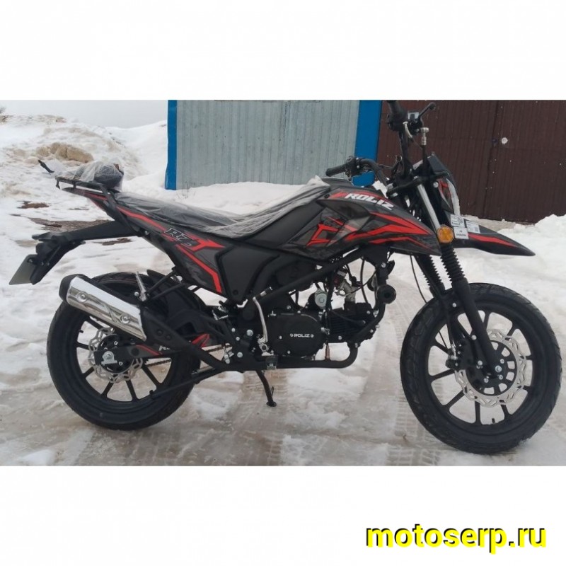 Купить  Мопед Roliz Альфа URSA 50 17/17" Карбюр, мотард Motard 50 17/17" USB (шт) 01250 купить с доставкой по Москве и России, цена, технические характеристики, комплектация фото  - motoserp.ru