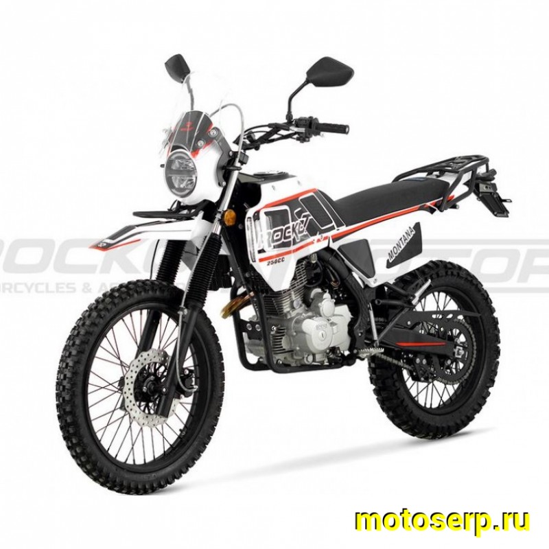 Купить  Мотоцикл внедорожный ROCKOT MONTANA (шт) (ROCKOT купить с доставкой по Москве и России, цена, технические характеристики, комплектация фото  - motoserp.ru