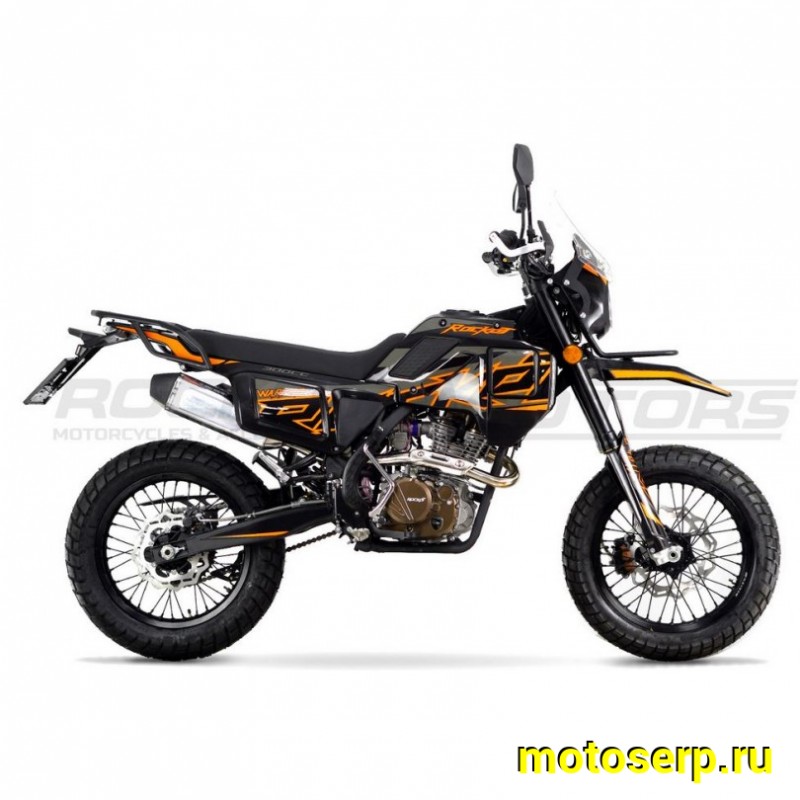 Купить  Мотоцикл внедорожный ROCKOT WARRIOR (ЭПТС) Тур-эндуро LX176FMN (реплика Husqvarna Norden) Мотард 21/18" (шт) (ROCKOT (ФОТО купить с доставкой по Москве и России, цена, технические характеристики, комплектация фото  - motoserp.ru