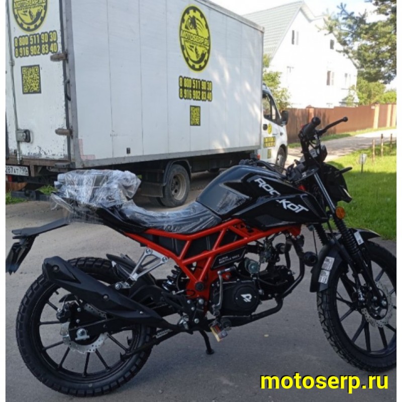 Купить  Мопед Rockot Alpha RESTYLE (Альфа Рестайл) + ЦПГ 4Т,возд. охл.,17"/17" диск./диск. (шт) 01250 (Rockot (ФОТО купить с доставкой по Москве и России, цена, технические характеристики, комплектация фото  - motoserp.ru