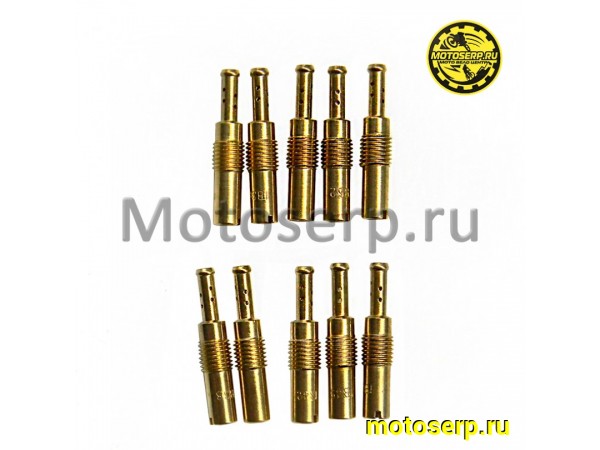 Купить  Ремкомплект карбюратора (набор жиклеров холостого хода)  10шт. (30-52) NIBBI PE, PWK (комп) (Regul 303301 купить с доставкой по Москве и России, цена, технические характеристики, комплектация фото  - motoserp.ru