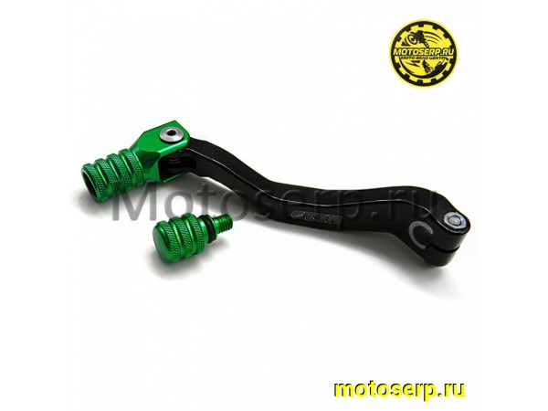 Купить  Ножка (лапка, рычаг, педаль) переключения "OTOM" (зеленый) (шт) (Лепилкин купить с доставкой по Москве и России, цена, технические характеристики, комплектация фото  - motoserp.ru