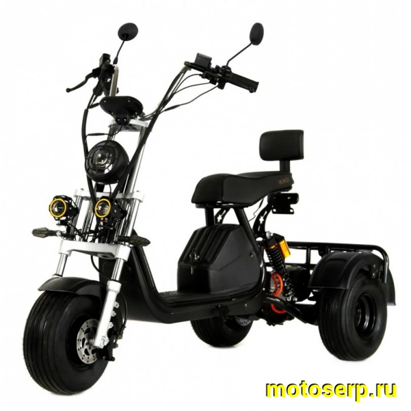 Купить  Электрокомплект CITYCOCO IKING X1 PRO TRIKE (трехколесный), ШИРОКИЕ КОЛЕСА, 1000 Вт, 48V 20Ah, колеса 10", ЛИТИЕВЫЙ АККУМУЛЯТОР (шт) (Кит купить с доставкой по Москве и России, цена, технические характеристики, комплектация фото  - motoserp.ru