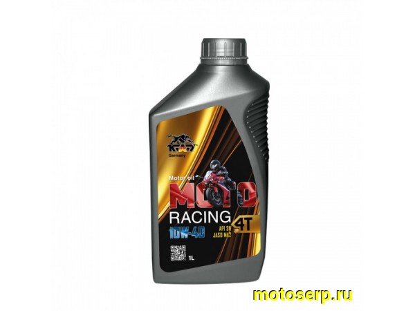 Купить  Масло K.A.T. Moto Racing 4T 10W40 синт. для мотоциклов 1л (шт) (KAT MR100018 купить с доставкой по Москве и России, цена, технические характеристики, комплектация фото  - motoserp.ru
