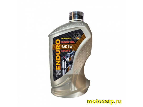 Купить  Масло K.A.T Enduro Fork Oil Light 5W (вилочное гидравлическое масло) (шт) (KAT ER100046 купить с доставкой по Москве и России, цена, технические характеристики, комплектация фото  - motoserp.ru