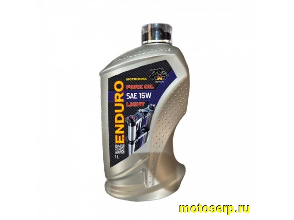Купить  Масло K.A.T Enduro Fork Oil Light 15W (вилочное гидравлическое масло) (шт) (KAT ER100049 купить с доставкой по Москве и России, цена, технические характеристики, комплектация фото  - motoserp.ru
