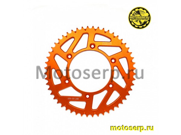 Купить  Звезда ведомая голая (венец) (520-50) (520-50T D-125mm, 6x75mm) Алюминиевая OTOM (шт) (Кокурин купить с доставкой по Москве и России, цена, технические характеристики, комплектация фото  - motoserp.ru