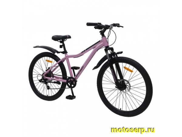 Купить  26" AVENGER C261DW розовый (15") (ЕВЕНЖЕР С261ДВ ) 26"; 6ск; рама-алюм; тормоз-Disk (шт) (ART купить с доставкой по Москве и России, цена, технические характеристики, комплектация фото  - motoserp.ru
