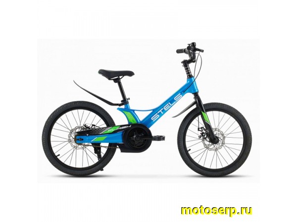 Купить  20" STELS Leader 210 20MD Z010 синий (Стелс лидер 210 20МД)  20"; 1ск; рама-магн; тормоз-Disk (шт) (ART купить с доставкой по Москве и России, цена, технические характеристики, комплектация фото  - motoserp.ru