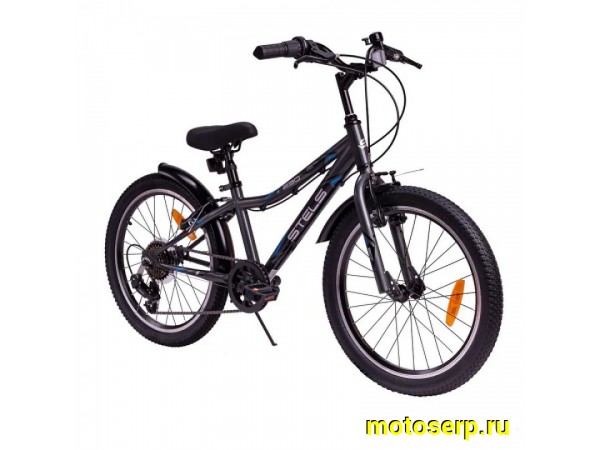 Купить  20" скоростной STELS Pilot-230 V серый (Стелс пилот 230 В)  20"; 6ск; рама-сталь; тормоз-V-Brake (шт) (ART купить с доставкой по Москве и России, цена, технические характеристики, комплектация фото  - motoserp.ru