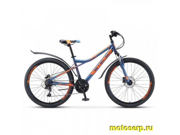 Купить  26" STELS NAVIGATOR 510 синий (16) (стелс навигатор 510) 26"; 21ск; рама-сталь; тормоз-Disk-мех (шт) (ART купить с доставкой по Москве и России, цена, технические характеристики, комплектация фото  - motoserp.ru