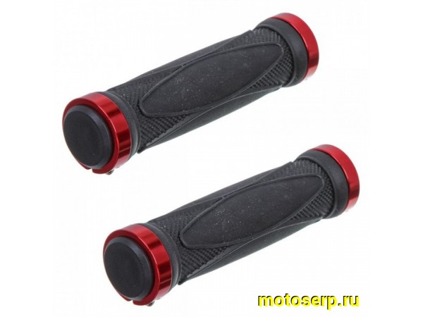 Купить  Грипсы (ручки, резинки) на руль 130 мм STG HL-G202 черно-красный Вело (пар) (ART купить с доставкой по Москве и России, цена, технические характеристики, комплектация фото  - motoserp.ru