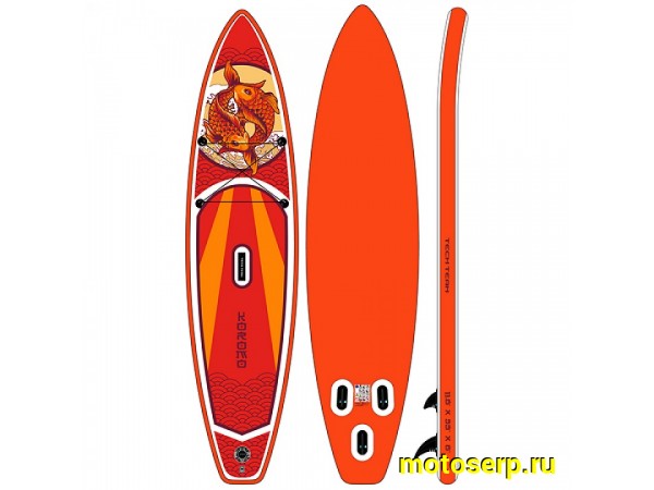 Купить  Сапборд Koromo оранжевый 350x84x15 см (сиденье, каячное весло) (в комплекте-весло, насос) (шт) (ART купить с доставкой по Москве и России, цена, технические характеристики, комплектация фото  - motoserp.ru
