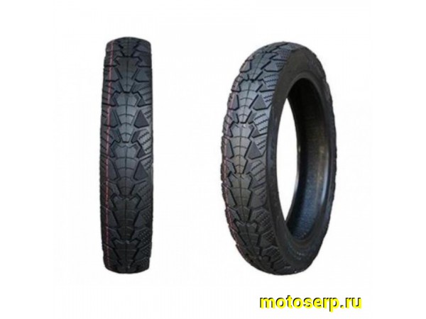 Купить  Покрышка Скутер 10"  (3.00-10) безкамерная 6PR TL (X3002) WANDA (Ч/З) (шт) (TATA 10000678 купить с доставкой по Москве и России, цена, технические характеристики, комплектация фото  - motoserp.ru