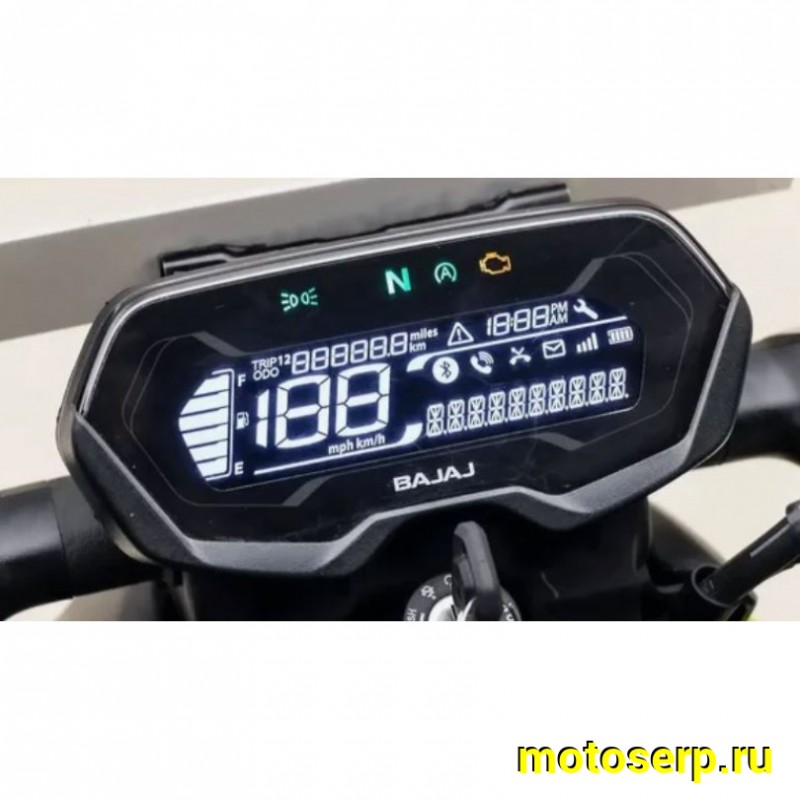 Купить  Мотоцикл BAJAJ Pulsar N125 ( Баджаж Пульсар 125) 125сс, 4Т, возд.охл., карбюр., кол.17"/17" (шт) купить с доставкой по Москве и России, цена, технические характеристики, комплектация фото  - motoserp.ru