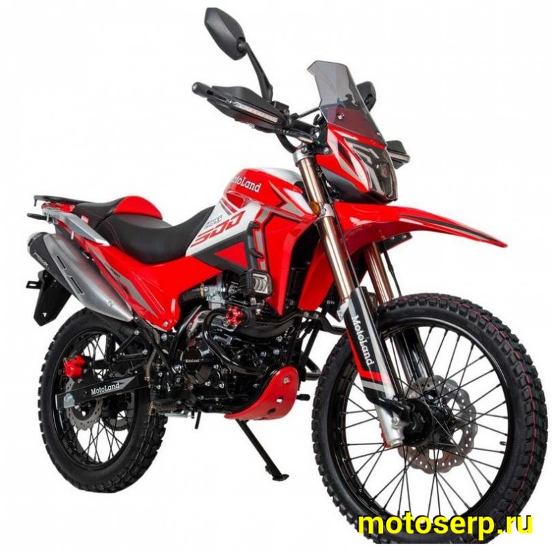 Купить  Мотоцикл внедорожный Motoland  ENDURO SHIFT красный (ЭПТС), 21/18, (шт) (ML 26631 купить с доставкой по Москве и России, цена, технические характеристики, комплектация фото  - motoserp.ru