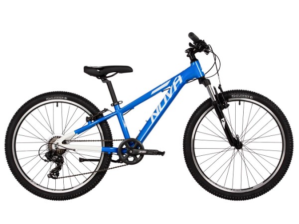 Купить  24" NOVATRACK EXTREME синий (11") (НОВАТРЕК ЭКСТРИМ) 24"; 7ск; рама-алюм; тормоз-V-Brake (шт) (ART купить с доставкой по Москве и России, цена, технические характеристики, комплектация фото  - motoserp.ru