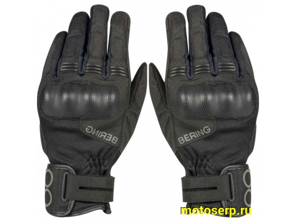 Купить  Перчатки Bering PROFIL Black T9 (M) (пар) (BGE750-T9 купить с доставкой по Москве и России, цена, технические характеристики, комплектация фото  - motoserp.ru